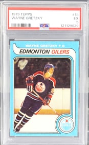 1979 Topps Wayne Gretzky Rookie Card, PSA EX 5 (#18)