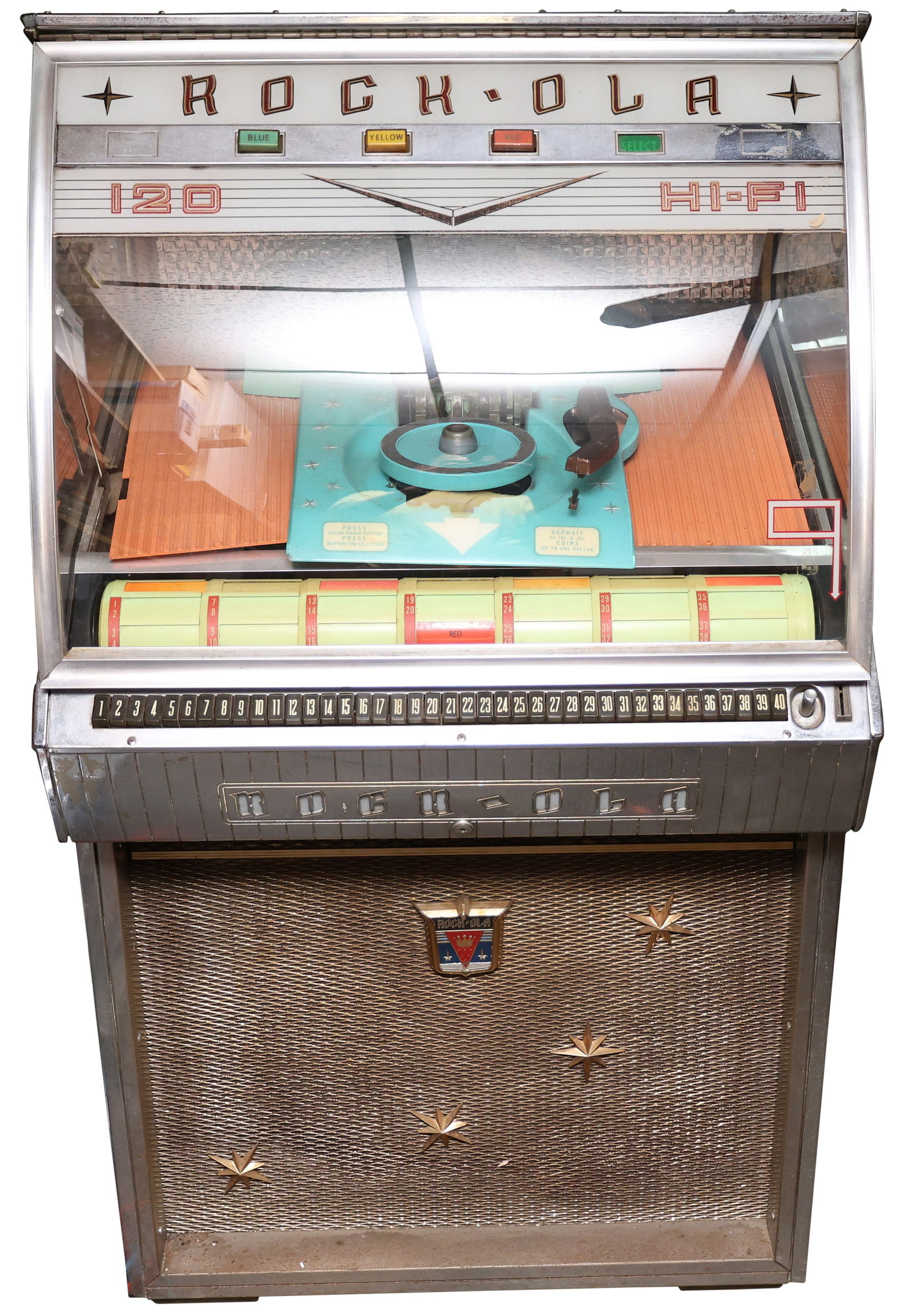 Rock-Ola Model 1458 Jukebox (Parts Machine) (1 of 7)