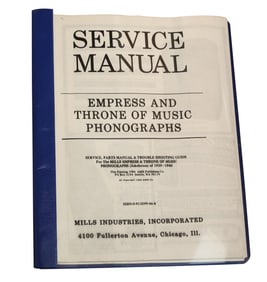Mills, Packard, and Rock-Ola Jukebox Manuals