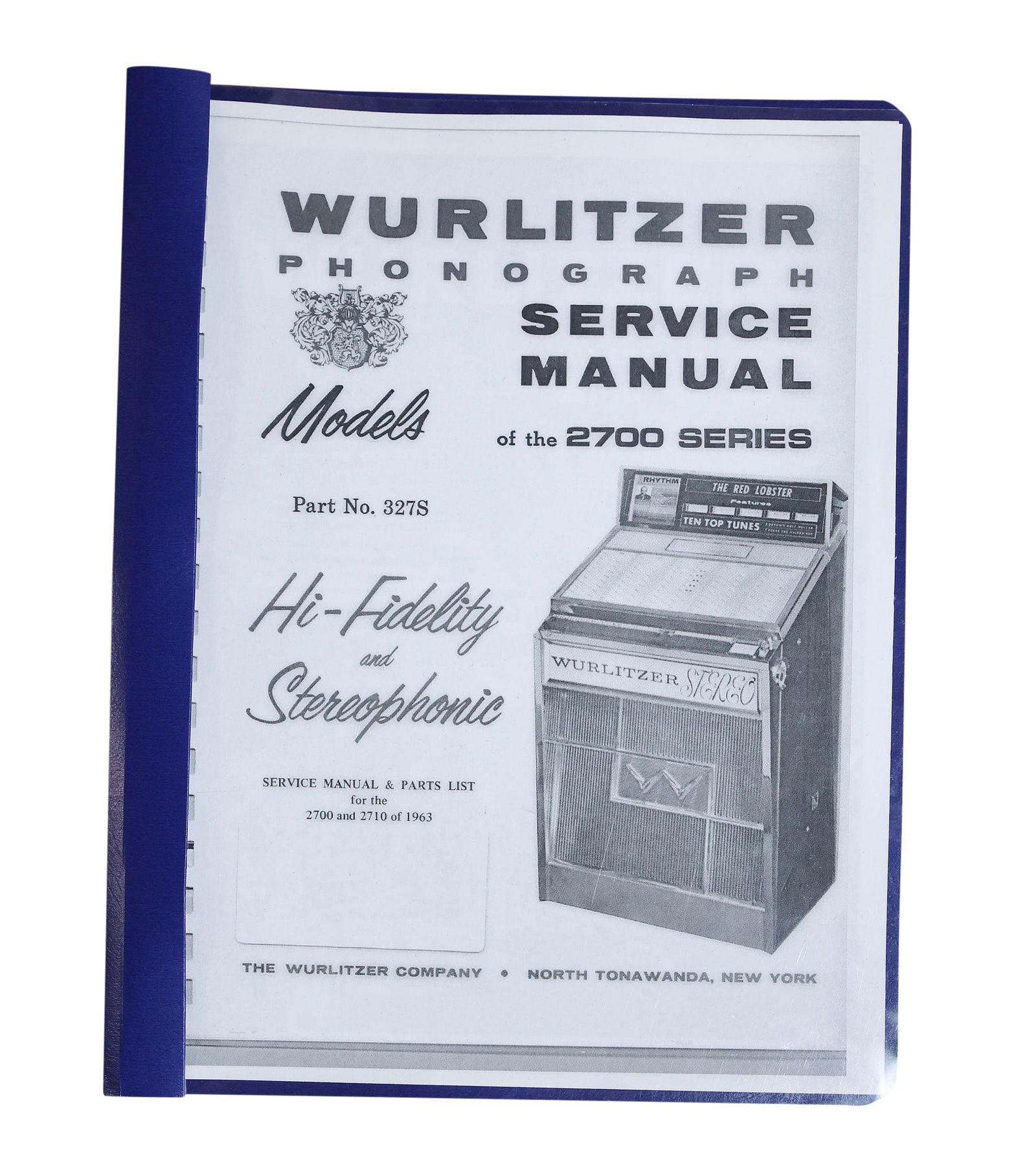 Wurlitzer Jukebox Manuals (1 of 8)