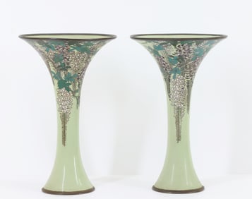 Japanese Cloisonne Vases