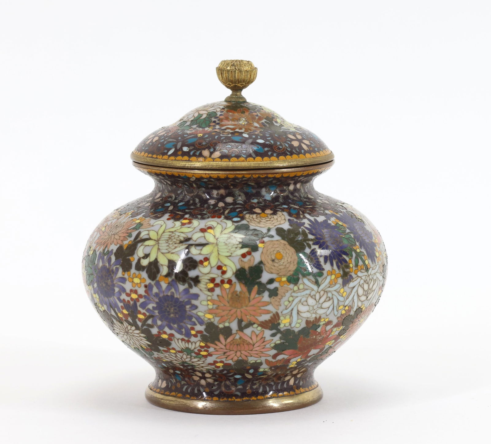 Japanese Cloisonne Jar (1 of 8)