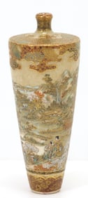 Japanese Satsuma Pottery Vase