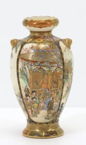 Japanese Satsuma Pottery Vase