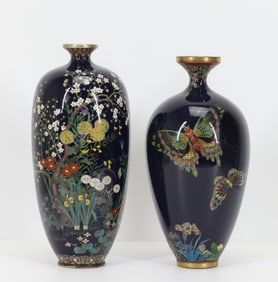Japanese Cloisonne Vases