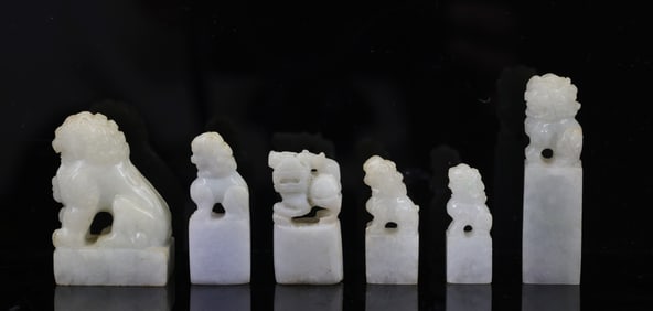 Chinese White Jade Seals