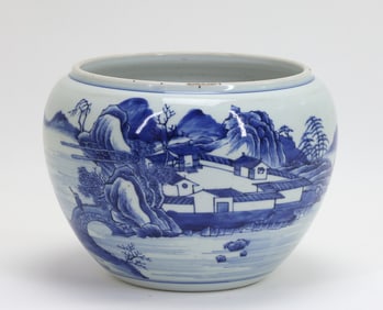 Chinese Canton Porcelain Jardiniere