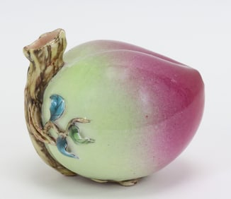 Chinese Porcelain Peach Form Incense Burner