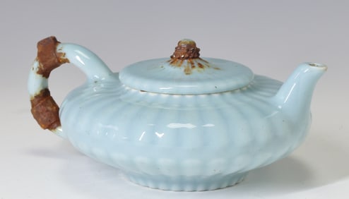 Chinese Celadon Porcelain Teapot