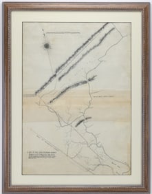 Nineteenth Century Copy of Pennsylvania Walking Purchase Map