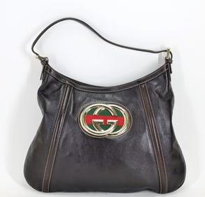 Gucci Britt Web Hobo Shoulder Bag