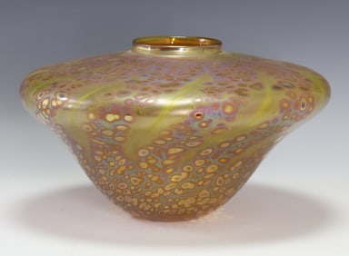 Craig Zweifel Art Glass Vase