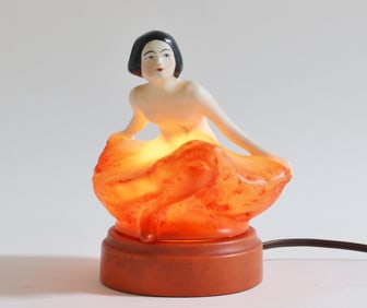 Fulper Pottery Ballerina Boudoir Perfume Lamp