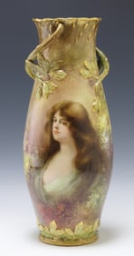 Royal Bonn Porcelain Portrait Vase