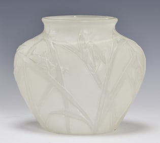 Phoenix Consolidated Glass Katydid Vase