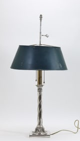 Georgian British Sterling Silver Bouillotte Lamp
