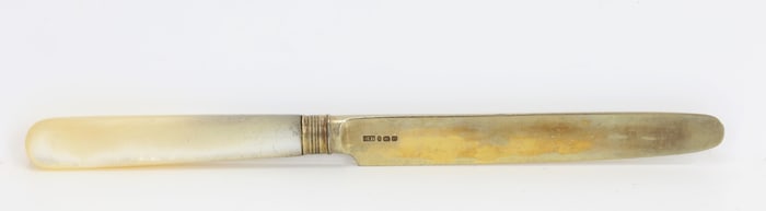 Georgian British Sterling Silver Fruit Knives