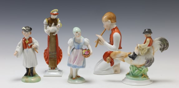 Herend Porcelain Figures