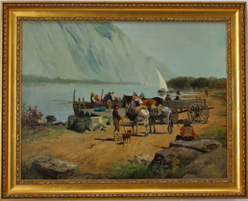 Oil on Canvas, Signed