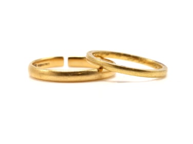 18K YG Rings