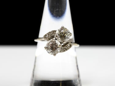 14K WG Spinel Ring