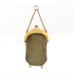 14K YG Mesh Purse