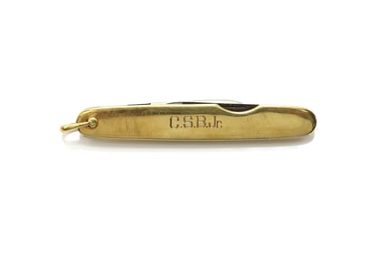 14k YG Pocket Knife