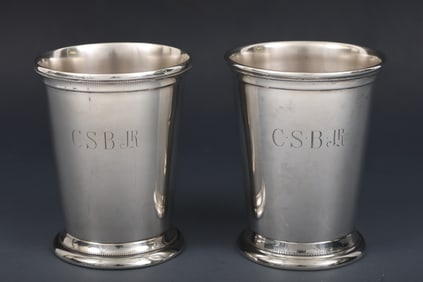 J.E. Caldwell Sterling Silver Julep Cups