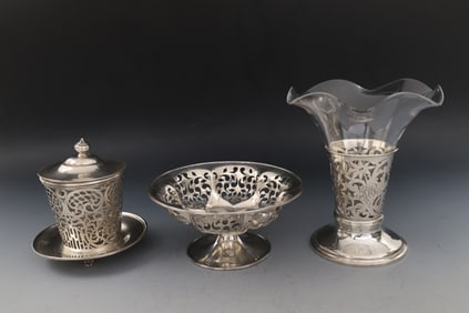 Sterling Silver Openwork Tablewares