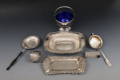 Sterling Silver Tea Accessories