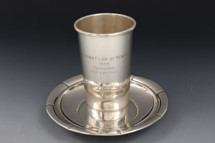 Sterling Silver Tumbler and Dish