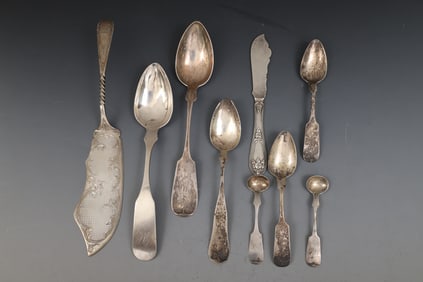 American Coin Silver Flatware