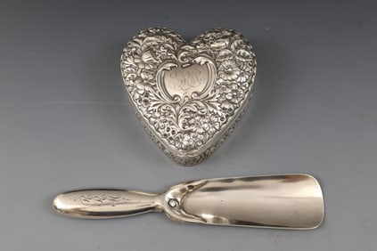Tiffany and Gorham Sterling Silver Vanity Accessories