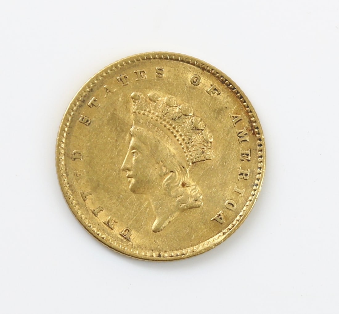 Gold United States One-Dollar 1855 (1 of 2)