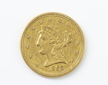 Gold United States Quarter Eagle ($2.50) 1852O