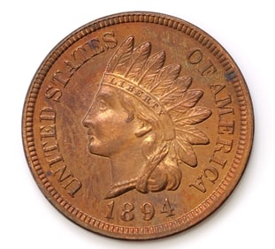 Indian Head One-Cent 1894 Proof