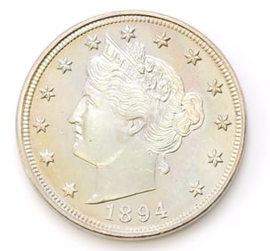 Liberty Head Five-Cent 1894 Proof