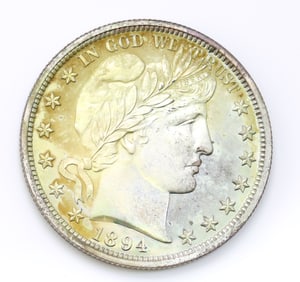 Barber Fifty-Cent 1894 Proof