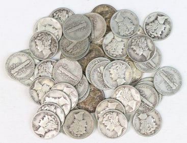 U.S. Mercury Silver Dimes