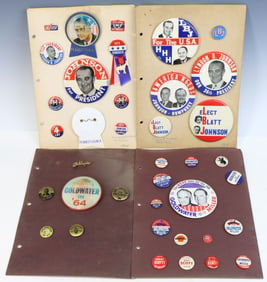 United States Political Pins-1964 Presidential Campaign