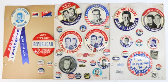 United States Political Pins-1960 Presidential Campaign