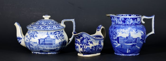 English Historical Blue Transferware