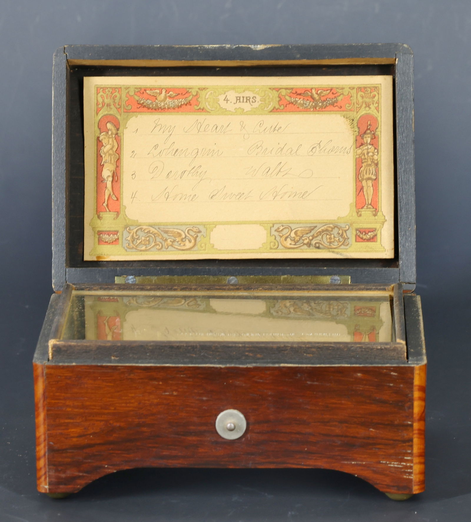 Swiss Cylinder Music Box, 4 Airs (1 of 6)