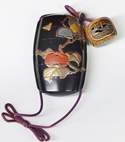Kajikawa Lineage Japanese Lacquer Inro