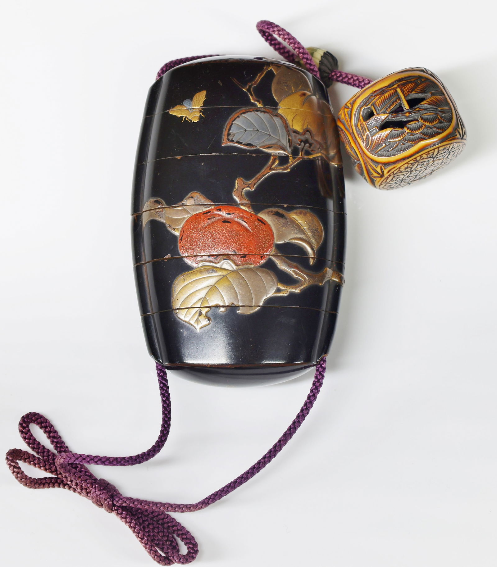 Kajikawa Lineage Japanese Lacquer Inro (1 of 7)