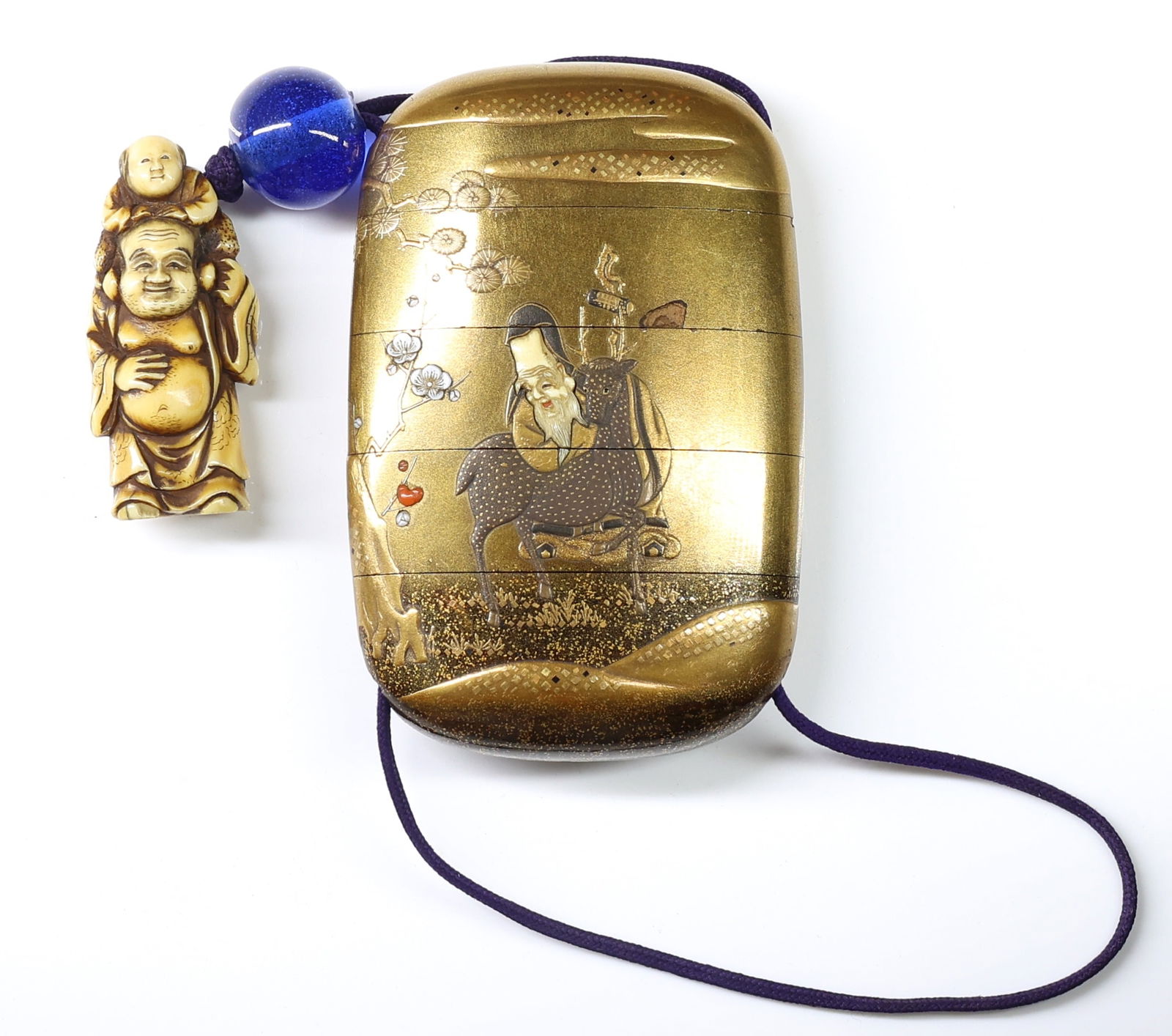 Shokasai Japanese Lacquer Inro (1 of 5)