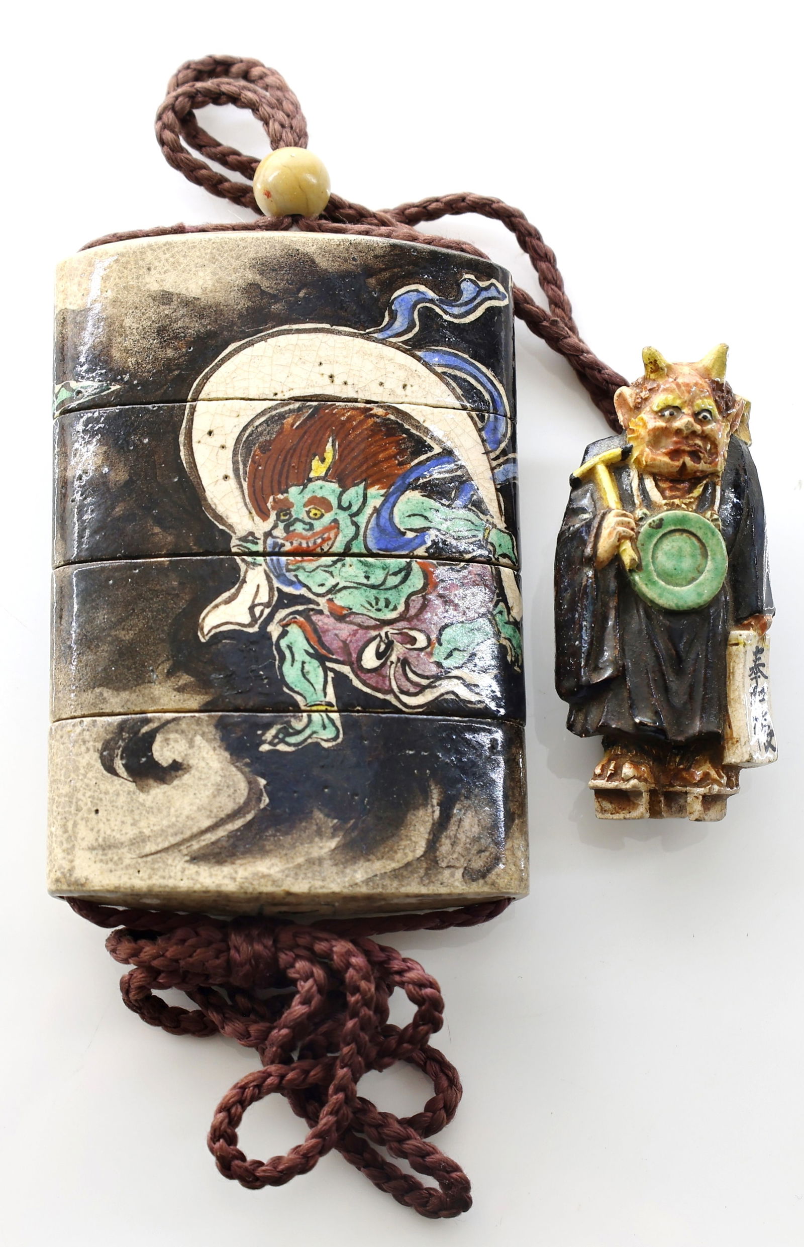 Kenzan Japanese Ceramic Inro (1 of 7)