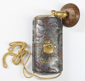 Gyokuzan Japanese Lacquer Inro