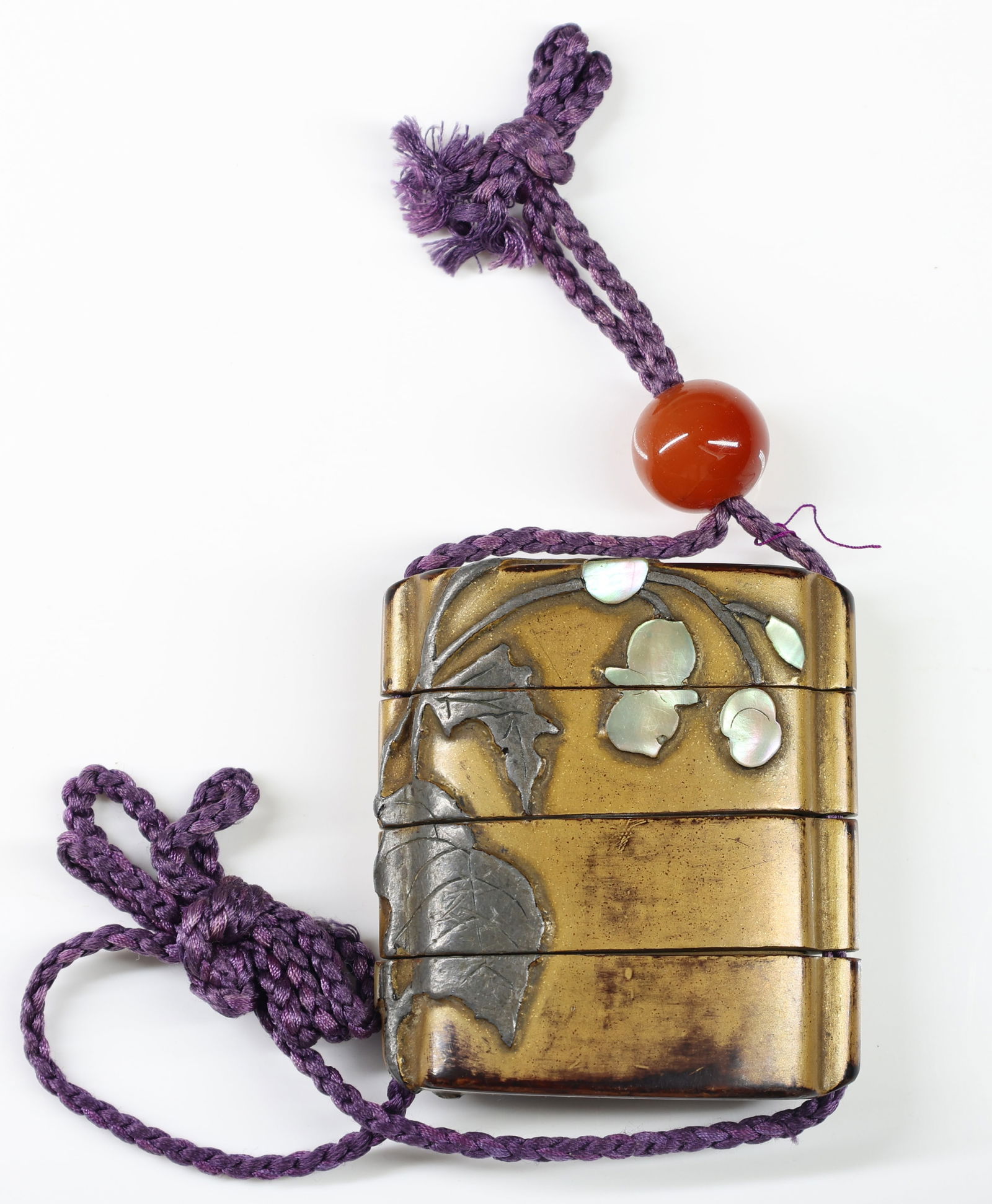 School of Ogata Korin Japanese Lacquer Inro (1 of 7)