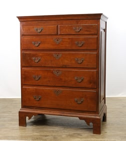 Chester County Pennsylvania Chippendale Tall Chest